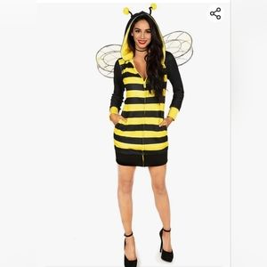 Tipsy Elves Bumblebee Halloween Costume - Womens Size Large